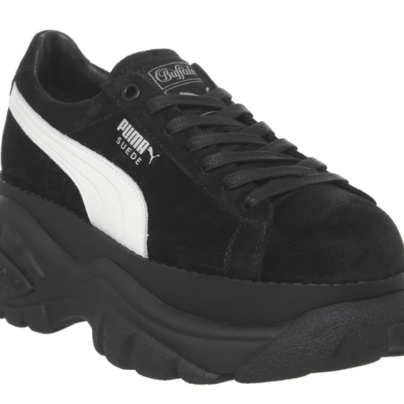 FOUND Puma x Buffalo London chunky platform sneakers - Picture 2 of 4